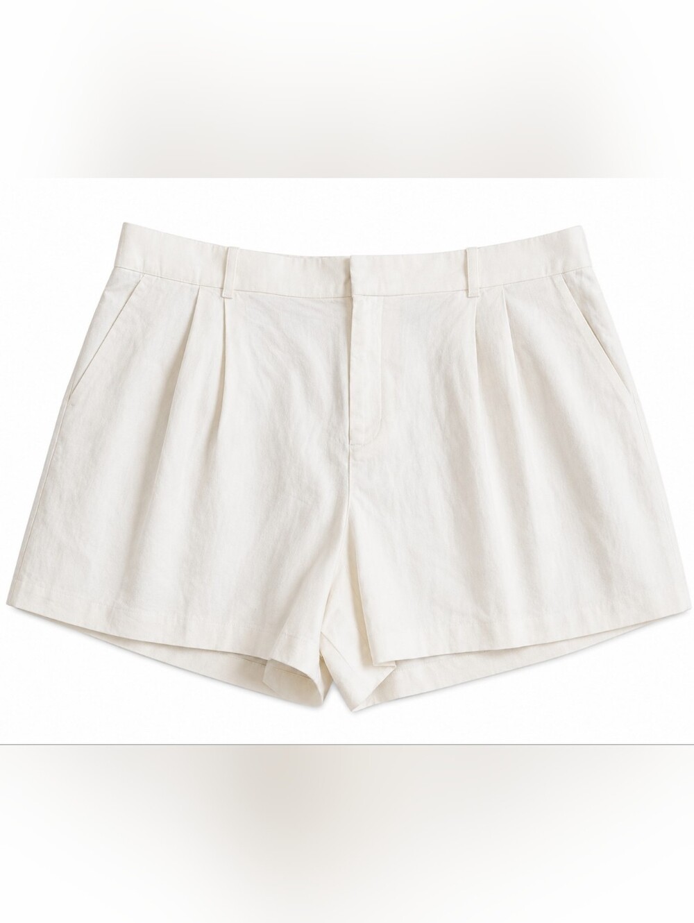 GAP Women's White Linen Bermudas XXL